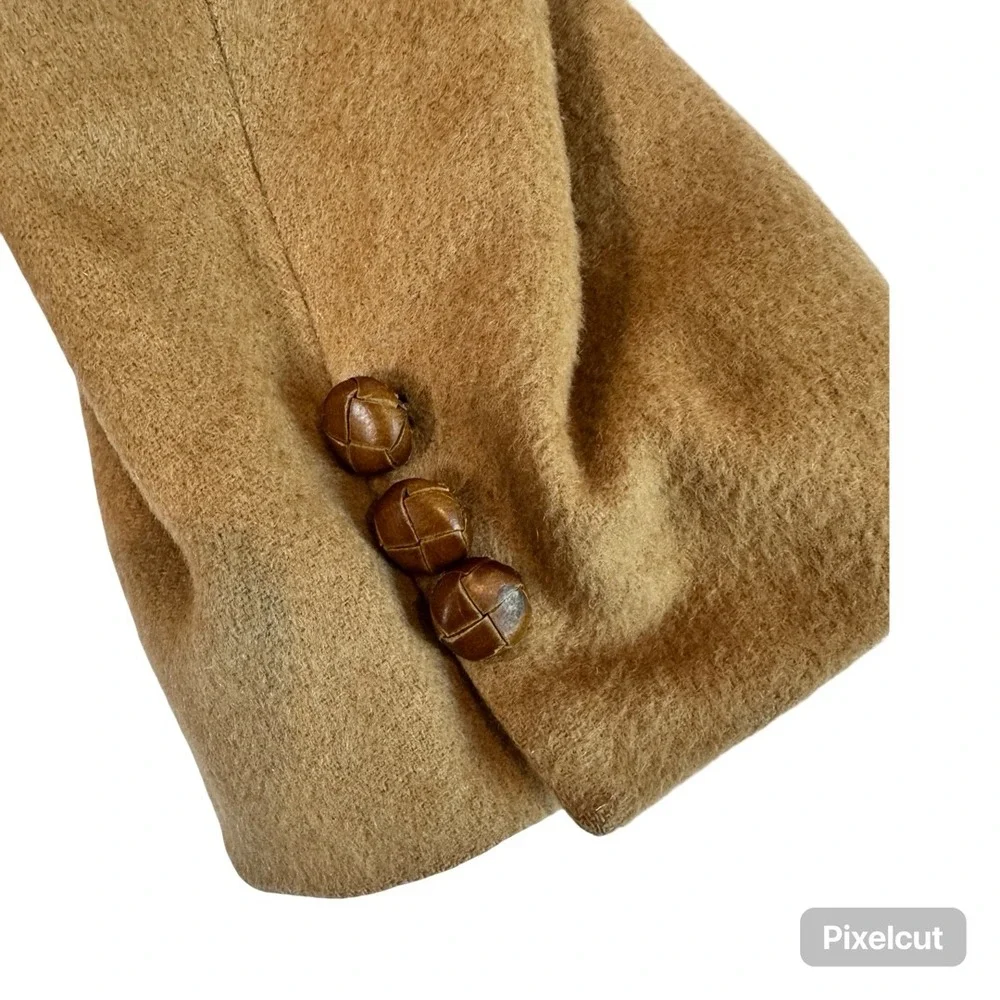 Stafford Executive‎ Mens Camel Hair Blazer Tan Paisley Lining USA Made 40R 42R